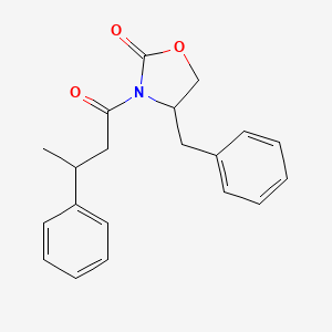 molecular formula C20H21NO3 B8046846 4-Benzyl-3-(3-phenylbutyryl)oxazolidin-2-one 
