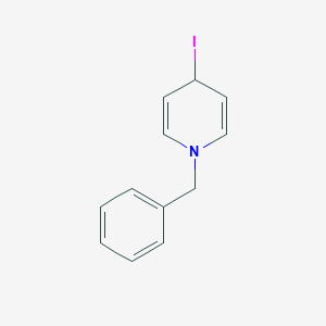 molecular formula C12H12IN B8046860 1-Benzyl-1,4-dihydro-4-iodopyridine 