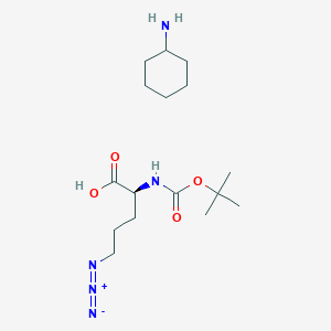 (S)-2-T-Butyloxycarbonylamino-5-azidopentanoic acid cyclohexylamine