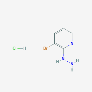3-Bromo-2-hydrazinylpyridine hcl
