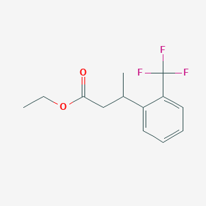 Ethyl 3-(2-(trifluoromethyl)phenyl)butanoate