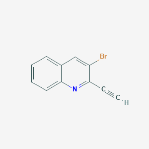 3-Bromo-2-ethynylquinoline