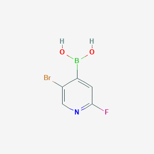 (5-Bromo-2-fluoropyridin-4-yl)boronic acid