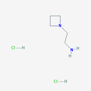 molecular formula C5H14Cl2N2 B8047081 2-(Azetidin-1-yl)ethanamine dihydrochloride 