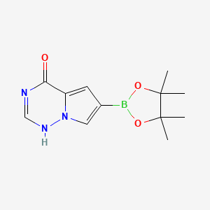 molecular formula C12H16BN3O3 B8047109 CID 118994060 