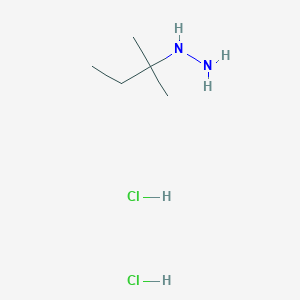 molecular formula C5H16Cl2N2 B8047136 Tert-pentylhydrazine dihydrochloride 