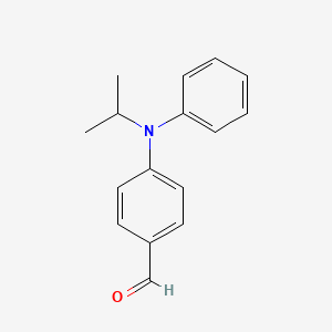 molecular formula C16H17NO B8047144 4-(Isopropyl(phenyl)amino)benzaldehyde 