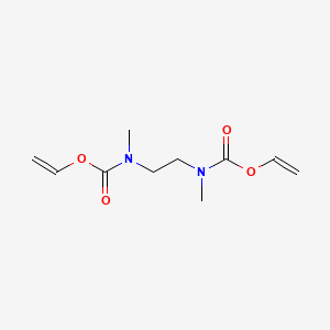 molecular formula C10H16N2O4 B8047312 Divinyl 1,2-ethanediylbis(methylcarbamate) 