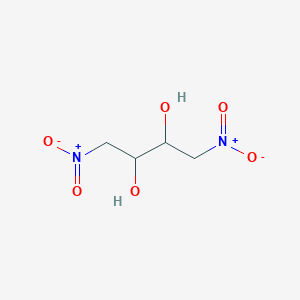 molecular formula C4H8N2O6 B8047334 1,4-Dinitrobutane-2,3-diol 