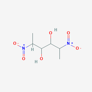 molecular formula C6H12N2O6 B8047336 2,5-Dinitrohexane-3,4-diol 