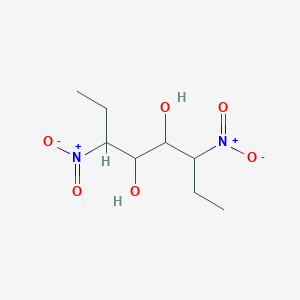 molecular formula C8H16N2O6 B8047338 3,6-Dinitrooctane-4,5-diol CAS No. 89612-31-7