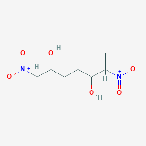 molecular formula C8H16N2O6 B8047347 2,7-Dinitrooctane-3,6-diol 