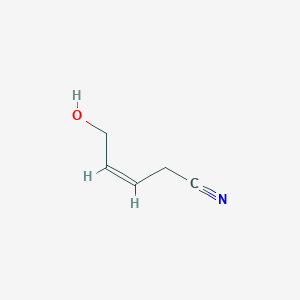 molecular formula C5H7NO B8047351 5-Hydroxypent-3-enenitrile 