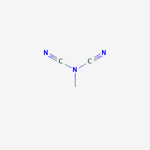 molecular formula C3H3N3 B8047428 Dicyano(methyl)amine 