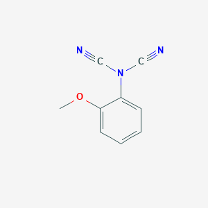 molecular formula C9H7N3O B8047433 N,N-dicyano-2-methoxyaniline 