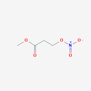 molecular formula C4H7NO5 B8047457 Methyl 3-(nitrooxy)propanoate 