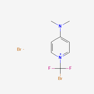 molecular formula C8H10Br2F2N2 B8047499 1-Bromodifluoromethyl-4-dimethylamino-pyridinium bromide CAS No. 368873-75-0