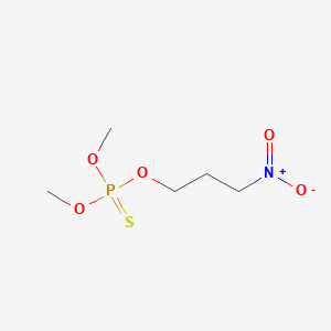 molecular formula C5H12NO5PS B8047539 Methyl (3-nitropropyl)methoxy(sulfanylidene)phosphonite 