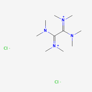 molecular formula C10H24Cl2N4 B8047566 [1,2-Bis(dimethylamino)-2-dimethylazaniumylideneethylidene]-dimethylazanium;dichloride 
