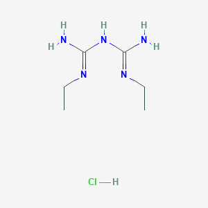 molecular formula C6H16ClN5 B8047571 N1,N5-diethylbiguanide hydrochloride 