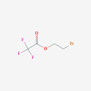 molecular formula C4H4BrF3O2 B8047616 2,2,2-Trifluoroacetic acid-2-bromoethyl ester 