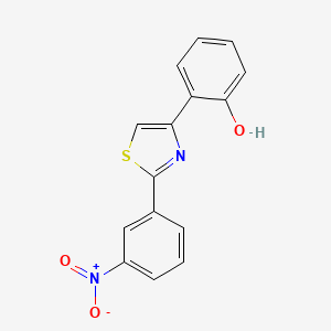 2-(3-Nitrophenyl)-4-(2-hydroxyphenyl)thiazole