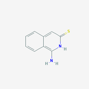 molecular formula C9H8N2S B8047652 1-Amino-3-mercaptoisoquinoline 