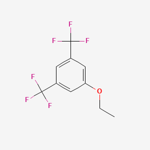 molecular formula C10H8F6O B8047657 3,5-Bis(trifluoromethyl)ethoxybenzene CAS No. 368-67-2