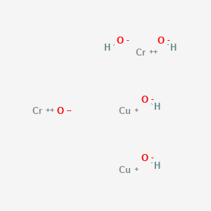 molecular formula Cr2Cu2H4O5 B8047681 Chromium(2+);copper(1+);oxygen(2-);tetrahydroxide 