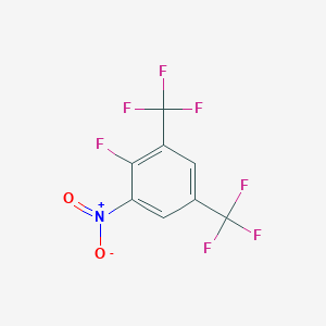 molecular formula C8H2F7NO2 B8047693 2-Fluoro-1-nitro-3,5-bis(trifluoromethyl)benzene CAS No. 1965304-68-0