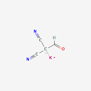 molecular formula C4HKN2O B8047737 Potassium;2-formylpropanedinitrile 
