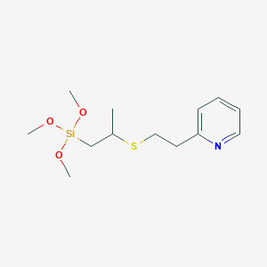 molecular formula C13H23NO3SSi B8047743 3-(2-Pyridylethyl)thiopropyltrimethoxysilane CAS No. 29098-72-4