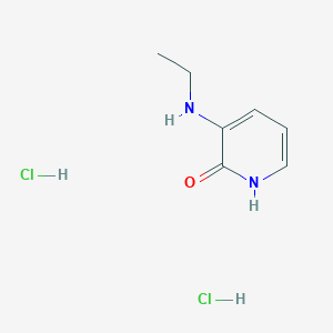 molecular formula C7H12Cl2N2O B8047746 3-(Ethylamino)pyridin-2-ol dihydrochloride 