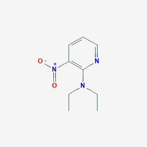 molecular formula C9H13N3O2 B8047779 N,N-Diethyl-3-nitropyridin-2-amine 