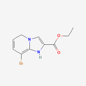 molecular formula C10H11BrN2O2 B8047846 Ethyl 8-bromo-1,5-dihydroimidazo[1,2-a]pyridine-2-carboxylate 