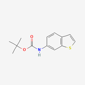 molecular formula C13H15NO2S B8047958 tert-Butyl benzo[b]thiophen-6-ylcarbamate 