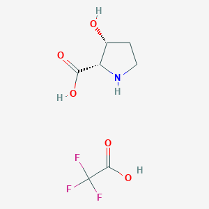 cis-3-Hydroxypyrrolidine-2-carboxylic acid tfa salt