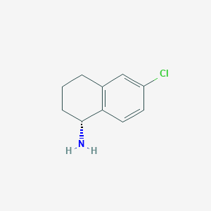 (r)-6-Chloro-1,2,3,4-tetrahydronaphthalen-1-amine