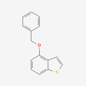 molecular formula C15H12OS B8048135 4-(Benzyloxy)-1-benzothiophene 