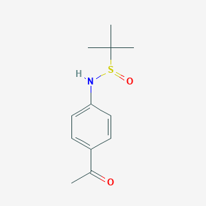 N-(4-acetylphenyl)-2-methylpropane-2-sulfinamide