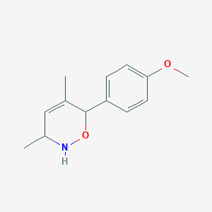 6-(4-Methoxyphenyl)-3,5-dimethyl-3,6-dihydro-2H-1,2-oxazine