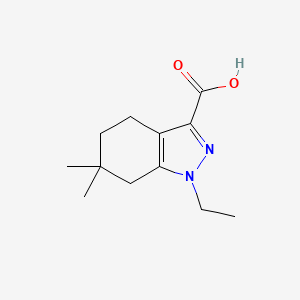 1-Ethyl-6,6-dimethyl-4,5,6,7-tetrahydro-1h-indazole-3-carboxylic acid