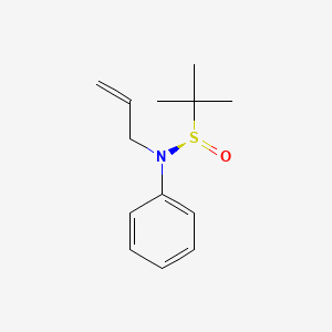 molecular formula C13H19NOS B8048235 (R)-N-烯丙基-N-苯基叔丁基磺酰胺 CAS No. 1372133-79-3