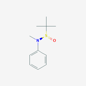 (R)-N-Methyl-N-phenyl tert-butane-sulfinamide