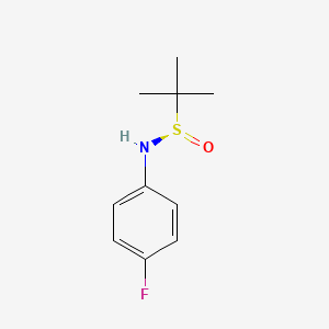 (R)-N-(4-Fluorophenyl) tert-butanesulfinamide