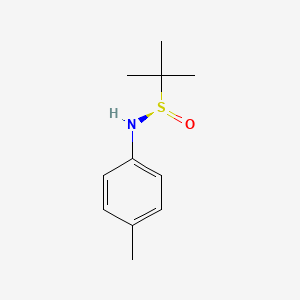 molecular formula C11H17NOS B8048264 (R)-N-(4-Tolyl) tert-butanesulfinamide 