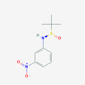 (R)-N-(3-Nitrophenyl) tert-butanesulfinamide