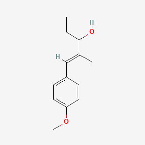 1-(4-Methoxyphenyl)-2-methylpent-1-en-3-ol