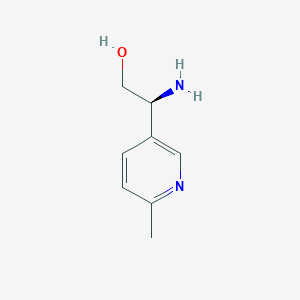 molecular formula C8H12N2O B8048367 (S)-2-Amino-2-(6-methylpyridin-3-yl)ethanol 