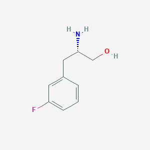 molecular formula C9H12FNO B8048404 (S)-2-Amino-3-(3-fluorophenyl)propan-1-ol 